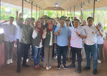 Puluhan Pemuda Siap Menangkan Paslon Nanda Anton untuk Pesawaran yang Lebih Maju