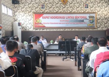 Rapat Koordinasi Lintas Sektoral: Persiapan Pengamanan Natal 2024 dan Tahun Baru 2025 di Lampung Selatan