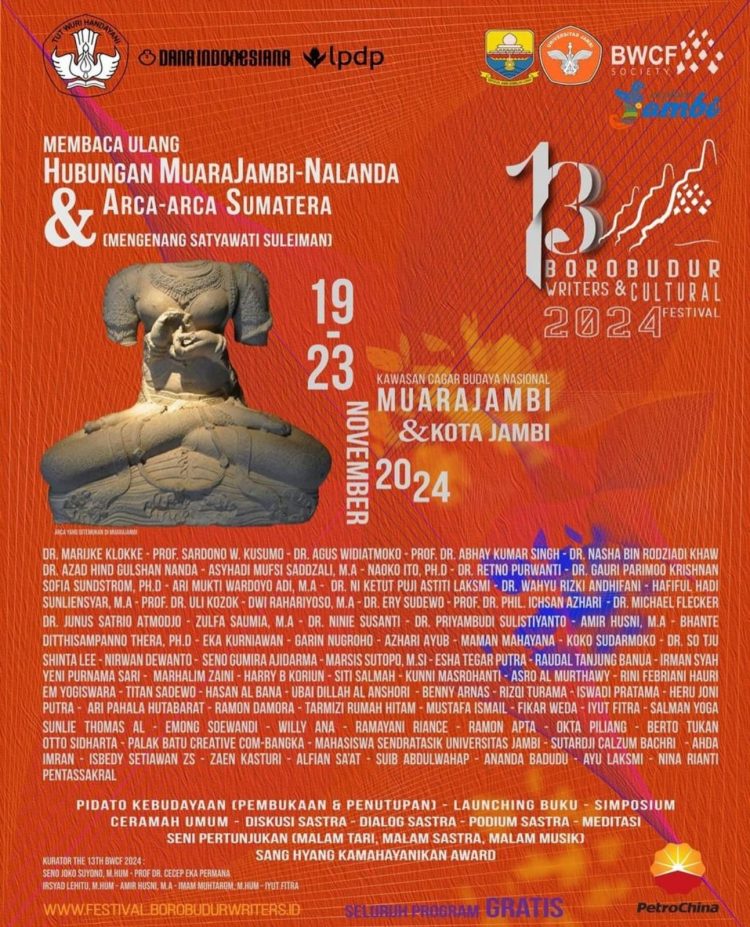 Malam Ini, Menbud Fadli Zon Resmikan BWCF 13 di RCC Jambi