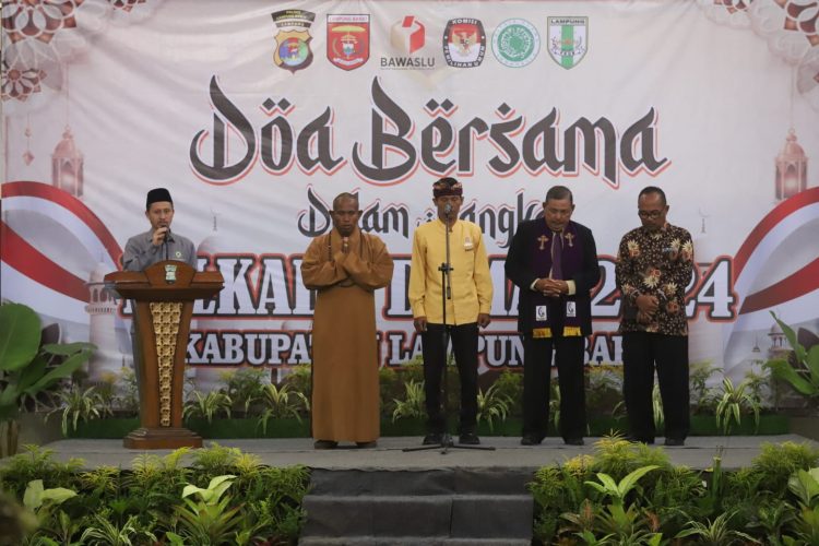 Pj. Bupati Lampung Barat Hadiri Doa Bersama Menjelang Pilkada Damai 2024