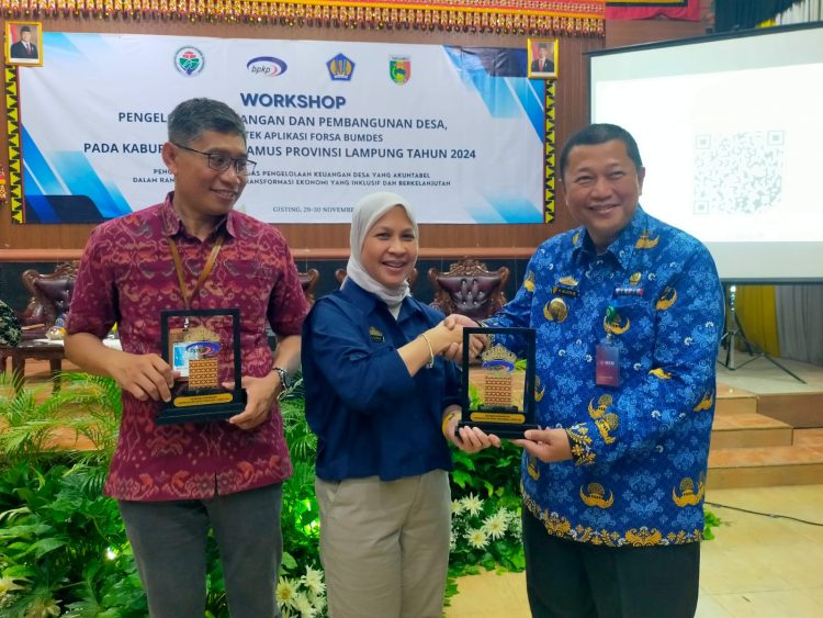 Penjabat Bupati Tanggamus Hadiri Workshop Evaluasi Pengelolaan Keuangan dan Pembangunan Desa 2024