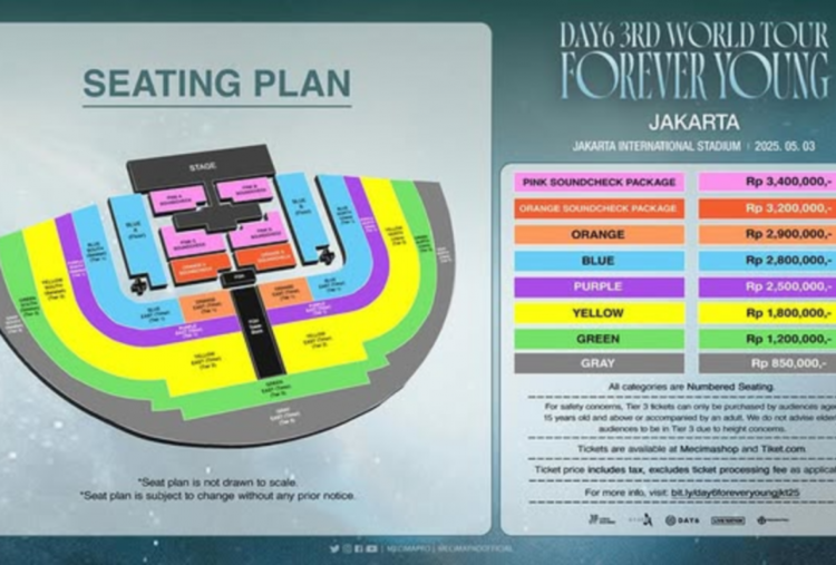 DAY6 Kembali Gelar Konser di Jakarta 2025, Tiket Mulai Rp850 Ribu!