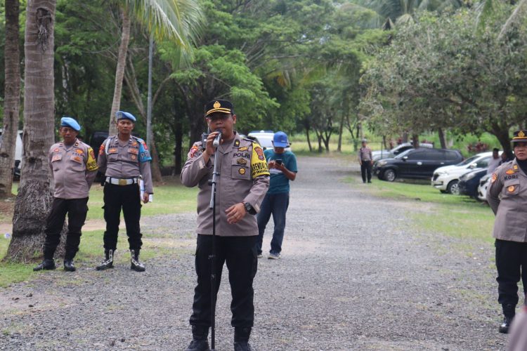Polres Lampung Selatan Amankan Rapat Pleno KPUD Pilkada 2024 dengan Pengamanan Ketat