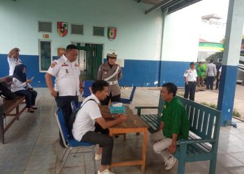 Polres Pringsewu Bersama Instansi Terkait Gelar Ram Check di Terminal Gadingrejo Jelang Libur Nataru