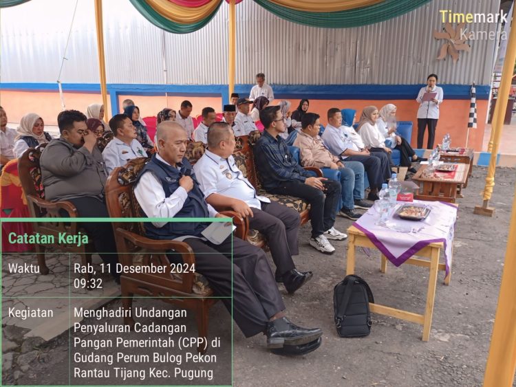 Pj. Bupati Tanggamus Lepas Cadangan Pangan Pemerintah Alokasi Desember 2024 di Gudang Bulog