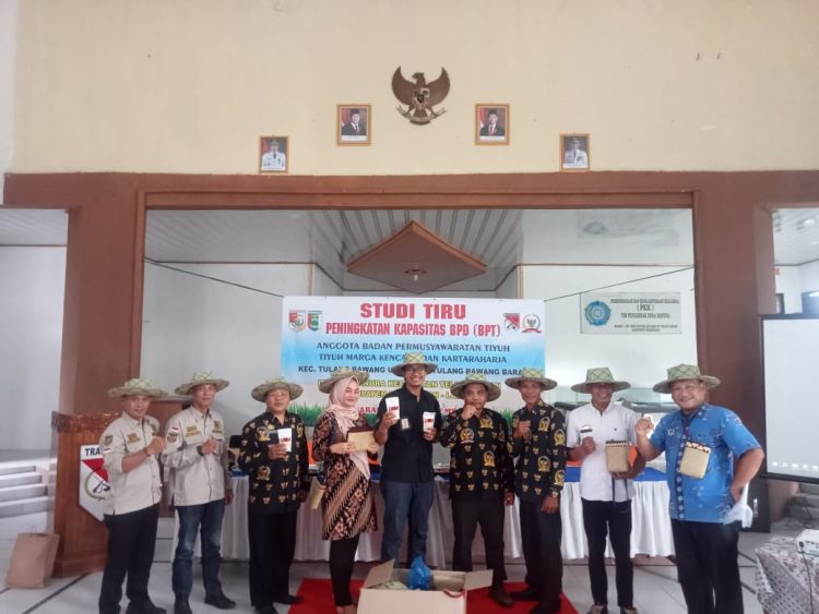 Studi Tiru Peningkatan Kapasitas, BPT Tubabar Belajar dari Desa Hanura Pesawaran