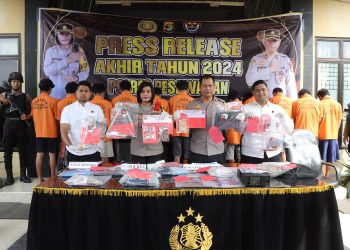 Polres Pesawaran Catat Kenaikan Pengungkapan Kasus 23,16% di Tahun 2024