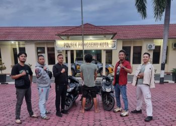 Polsek Pringsewu Kota Tangkap Dua Pelaku Penipuan dan Penggelapan Sepeda Motor