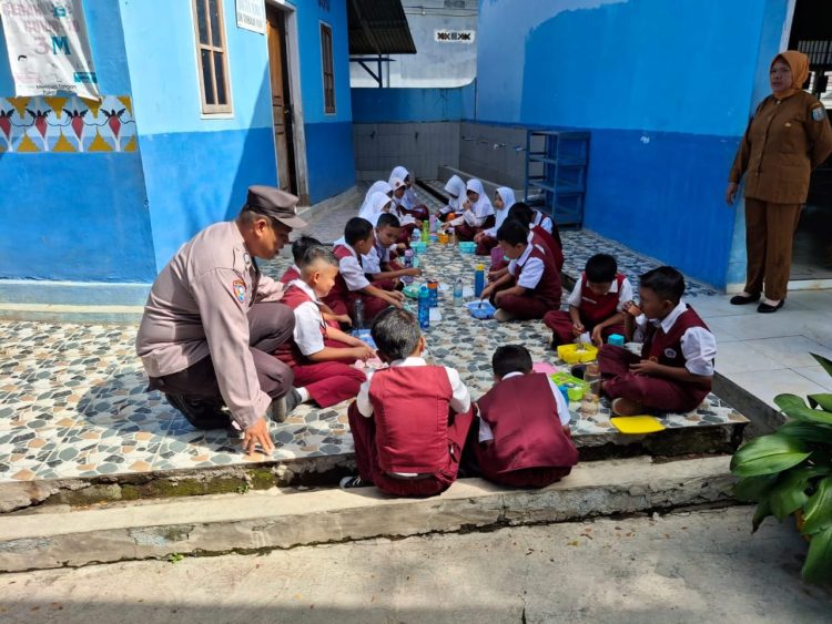 Dukung Program Presiden Prabowo, Polda Lampung Kawal Kick Off Makan Bergizi Gratis