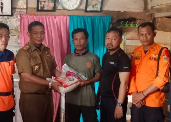 BPBD Tanggamus dan Anggota DPRD Nuzul Irsan Serahkan Logistik untuk Tim Penghalau Gajah di Blok 3, Esok di Tulung Asahan