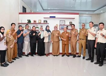 Pj Sekda Lampung Selatan Terima Audiensi Kepala Kantor Pelayanan Pajak Pratama Natar