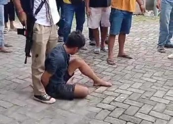 Aksi Heroik Agus Simanjuntak Lumpuhkan Pelaku Curanmor Bersenpi di Bandar Lampung