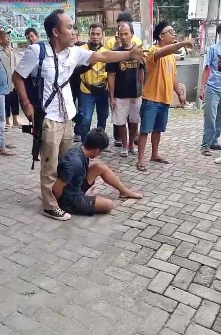 Aksi Heroik Agus Simanjuntak Lumpuhkan Pelaku Curanmor Bersenpi di Bandar Lampung