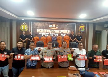 Polresta Bandar Lampung Bongkar Jaringan Narkoba, 6 Pelaku Ditangkap