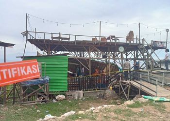 Kedai Kopi Ambruk di Bandar Lampung, Pemilik Siap Tanggung Jawab