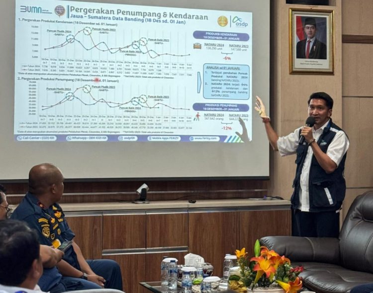 Monitoring Posko Nataru di Pelabuhan Bakauheni: Wamenhub Pastikan Arus Penyeberangan Jawa-Sumatera Aman dan Lancar