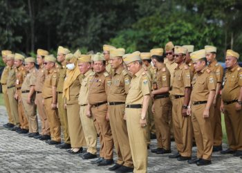 Wakil Bupati Lamteng Pimpin Apel Perdana 2025, Ajak Evaluasi dan Perbaiki Kinerja