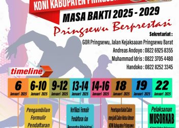 Koni Pringsewu Mulai Penjaringan Calon Ketua Umum Kabupaten Periode 2025-2029