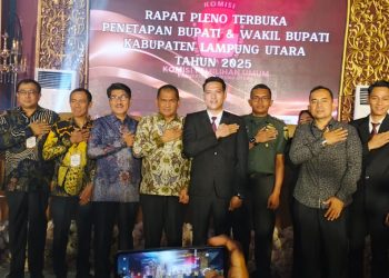 Hamartoni Ahadis dan Romli Resmi Menjadi Bupati dan Wakil Bupati Lampung Utara Periode 2025-2030