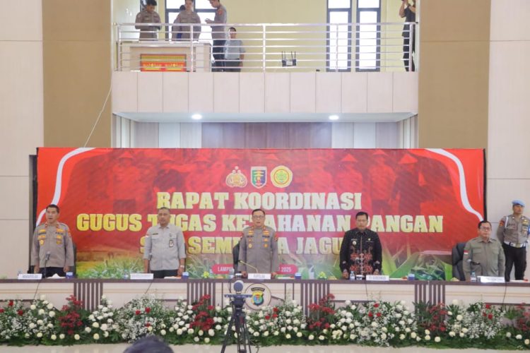 Polda Lampung Dukung Penanaman Jagung 1 Juta Hektar untuk Swasembada Pangan Nasional