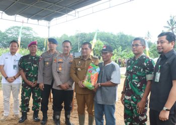 Penanaman Jagung Serentak 1 Juta Hektar di Desa Subik, Lampung Utara