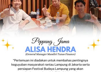 Silaturahmi Forum Muda Lampung dengan Alisa Hendra Bahas Festival Budaya di Ibu Kota