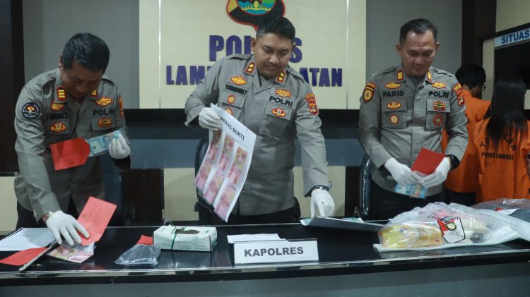 Pasutri Di Lampung Selatan Ditangkap Terkait Peredaran Uang Palsu