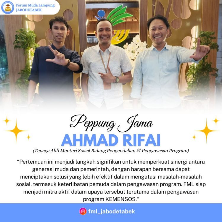 Forum Muda Lampung Bahas Peran Pemuda dalam Pengawasan Program Sosial Bersama Tenaga Ahli Mensos