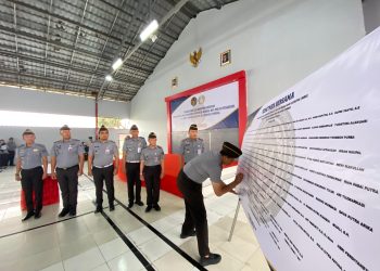 Lapas Narkotika Kelas IIA Bandar Lampung Teken Komitmen Bangun Zona Integritas