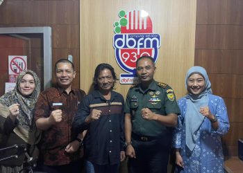 Kodim 0421/Lampung Selatan Hadiri Talk Show di Radio DBFM, Bahas Rekrutmen Prajurit TNI-AD