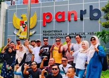 Forum Eks THK II Lampung Selatan Kunjungi KemenpanRB, Perjuangkan Status Penuh Waktu