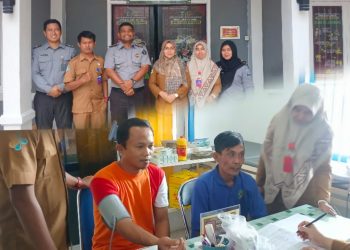 Lapas Kotabumi Gandeng Puskesmas Kotabumi II Gelar Screening Kesehatan bagi Warga Binaan