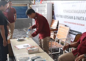 Sidak Mendadak! Puluhan Pegawai dan Napi Rutan Kotabumi Jalani Tes Urine