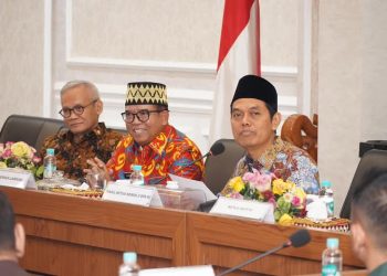 Pj. Gubernur Lampung Sambut Kunjungan Komisi II DPR RI, Bahas Evaluasi Pilkada Serentak 2024