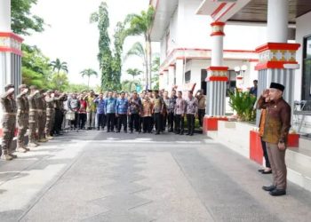 Pemkab Lampung Selatan Sambut Wakil Bupati M. Syaiful Anwar di Hari Pertama Bertugas