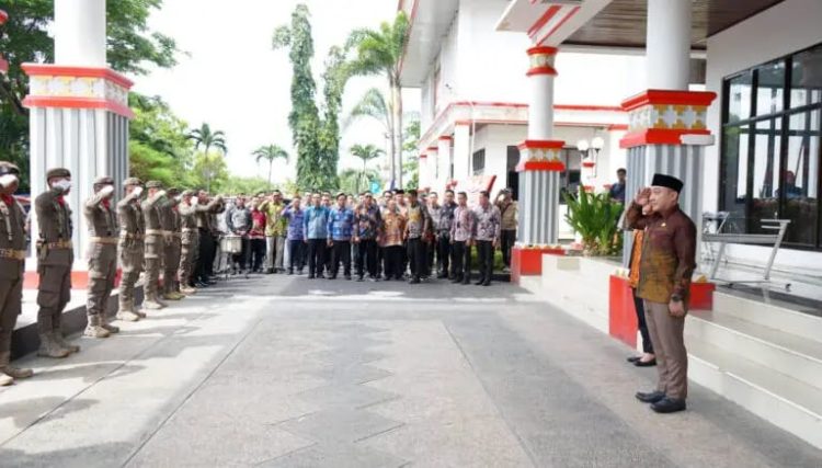 Pemkab Lampung Selatan Sambut Wakil Bupati M. Syaiful Anwar di Hari Pertama Bertugas