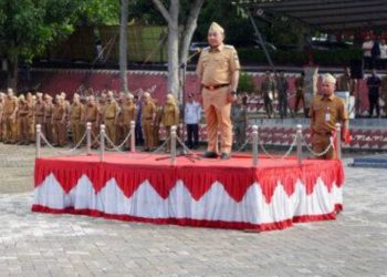 Wabup Lampung Selatan Pimpin Apel Perdana, Tekankan Disiplin dan Inovasi ASN