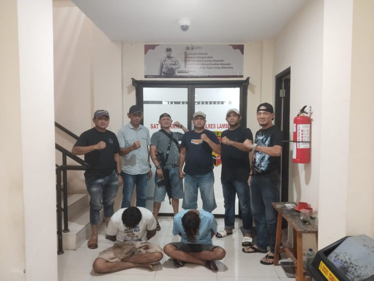 Polisi Bekuk Dua Pelaku Curanmor di Kalianda, Motor Curian Berhasil Disita