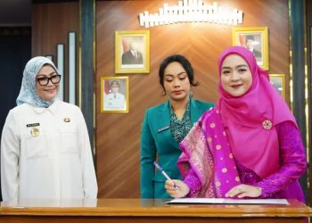Zita Anjani Resmi Jabat Ketua TP PKK dan Pembina Posyandu Lampung Selatan