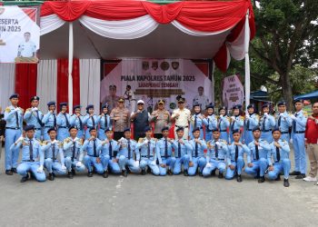Piala Kapolres Tahun 2025 Resmi Dibuka di Lampung Tengah, Ajak Pelajar Cintai Tanah Air