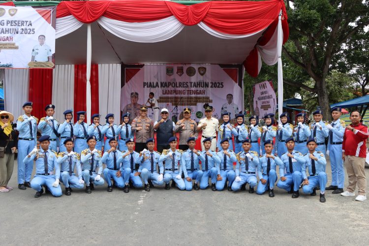 Piala Kapolres Tahun 2025 Resmi Dibuka di Lampung Tengah, Ajak Pelajar Cintai Tanah Air
