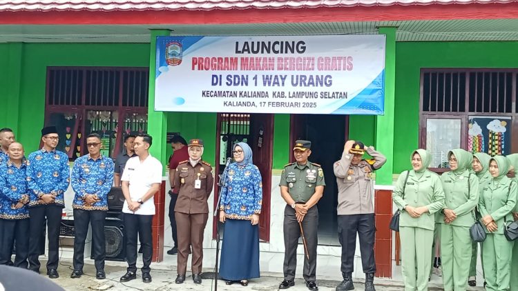 SPPG Lampung Selatan Luncurkan Program Makan Bergizi Gratis di SDN 1 Way Urang