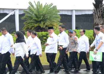 Hujan Tak Goyahkan Gladi Resik Pelantikan Kepala Daerah: Bupati dan Wakil Bupati Tanggamus Siap Dilantik di Istana