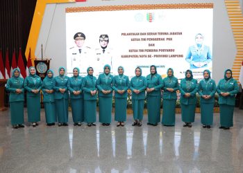 Ketua TP PKK dan Ketua Tim Pembina Posyandu Kabupaten Tanggamus Resmi Dilantik