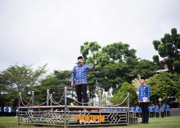 Bupati Dendi Pimpin Apel Bulanan: Tegaskan Disiplin dan Komitmen ASN