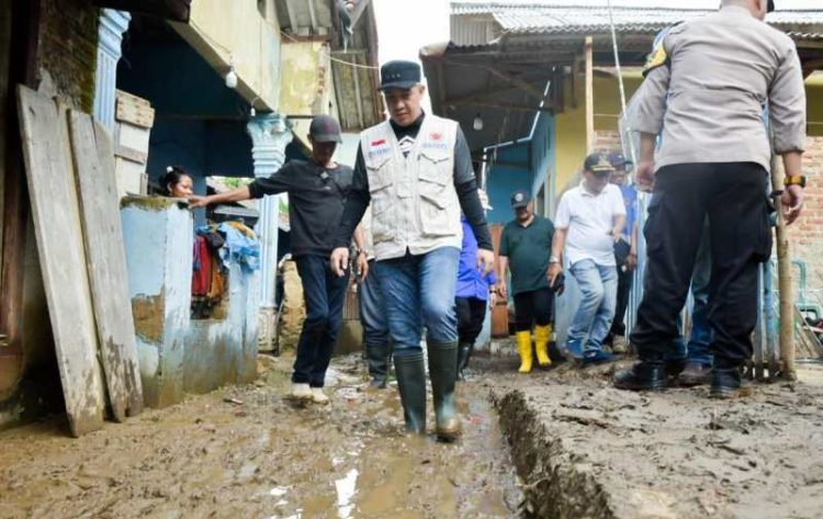 Hujan Deras Picu Banjir di Pesawaran, Ratusan Rumah Terendam