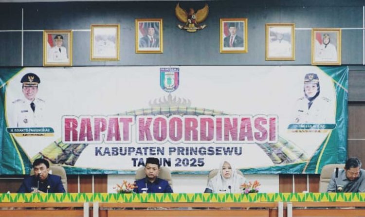 Bupati Pringsewu Pimpin Rakor Perdana: Fokus pada Efisiensi dan Percepatan Pembangunan