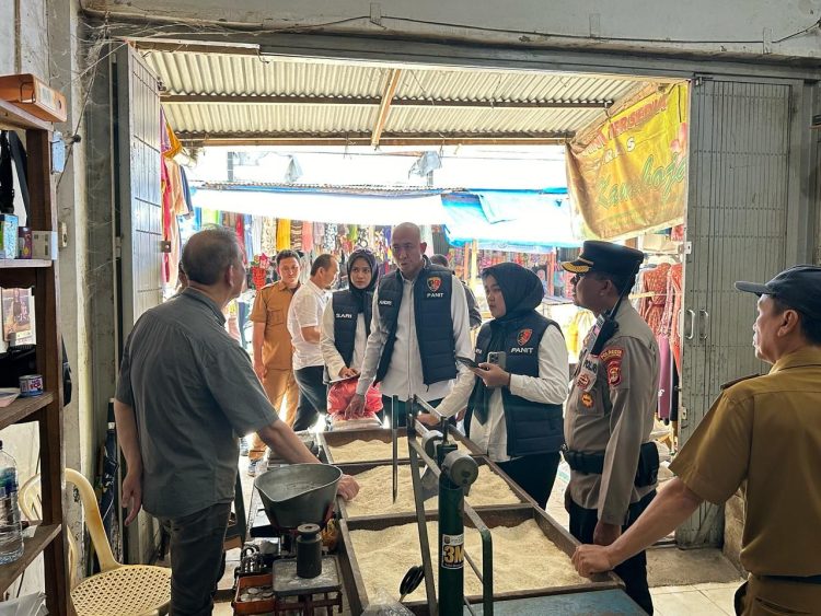 Satgas Pangan Polda Lampung Sidak Pasar, Pastikan Stok dan Harga Bahan Pokok Aman di Awal Ramadan