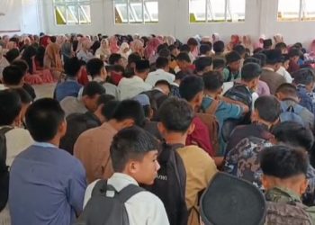 Sanlat Ramadan SMKN 1 Bukit Kemuning Ditutup dengan Lantunan Shalawat