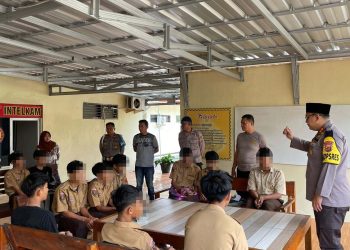 10 Pelajar Diamankan Polisi Usai Tawuran di Jalur Dua Desa Hara